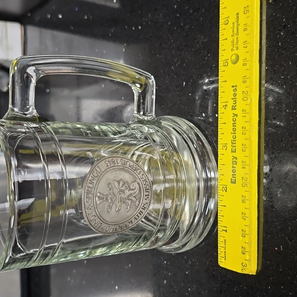 Vintage.  Lindt & Sprungli Chocolatiers Glass Mug - Picture 3 of 4